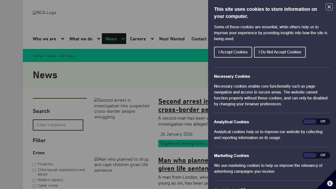 All news - National Crime Agency